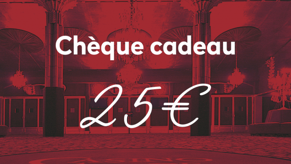 Chèque Cadeau 25 Eur